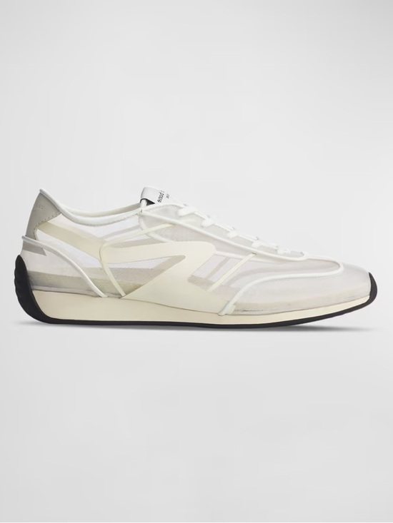 rag & bone Shoes - rag & bone Off-White Mesh Retro Runner